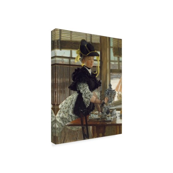 James Jacques Joseph Tissot 'Tea, 1872 ' Canvas Art,14x19